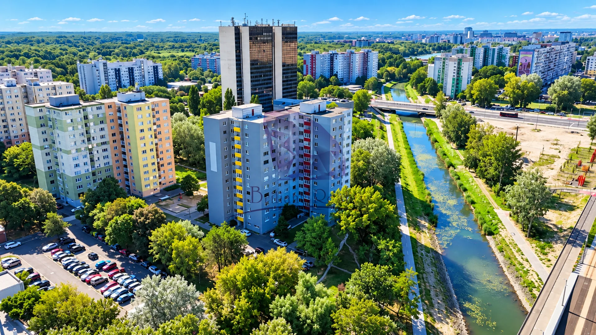 3-izbový byt pri Chorvátskom ramene | Kompletné zariadenie | Výhľad do zelene - foto 19
